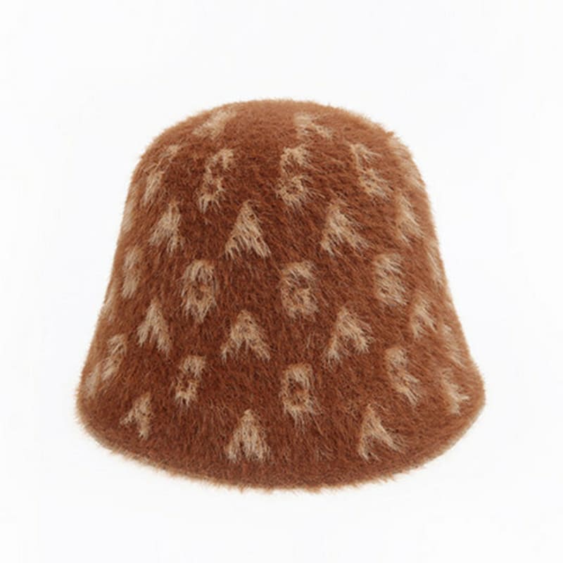 

CAPTEN Agatha Logo Monogram Fur Bucket Hat [AG26UGB007] BLACK