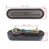 Motorcycle LED Tail Lights Red Yellow Rear Brake stop lamp with turn signal light DRL For Motorbike Dirt Pit bike ATV UTV