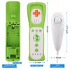 2 in 1 Wireless Remote Controller for Nunchuk Nintendo Wii Built-in Motion Plus Gamepad with Silicone Case Motion Sensor
