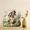 2D Flat Acrylic Holy Home Decoration, Indoor and Outdoor Decoration - No Battery/electricity Required, Free Day Decoration, Shop Decoration,