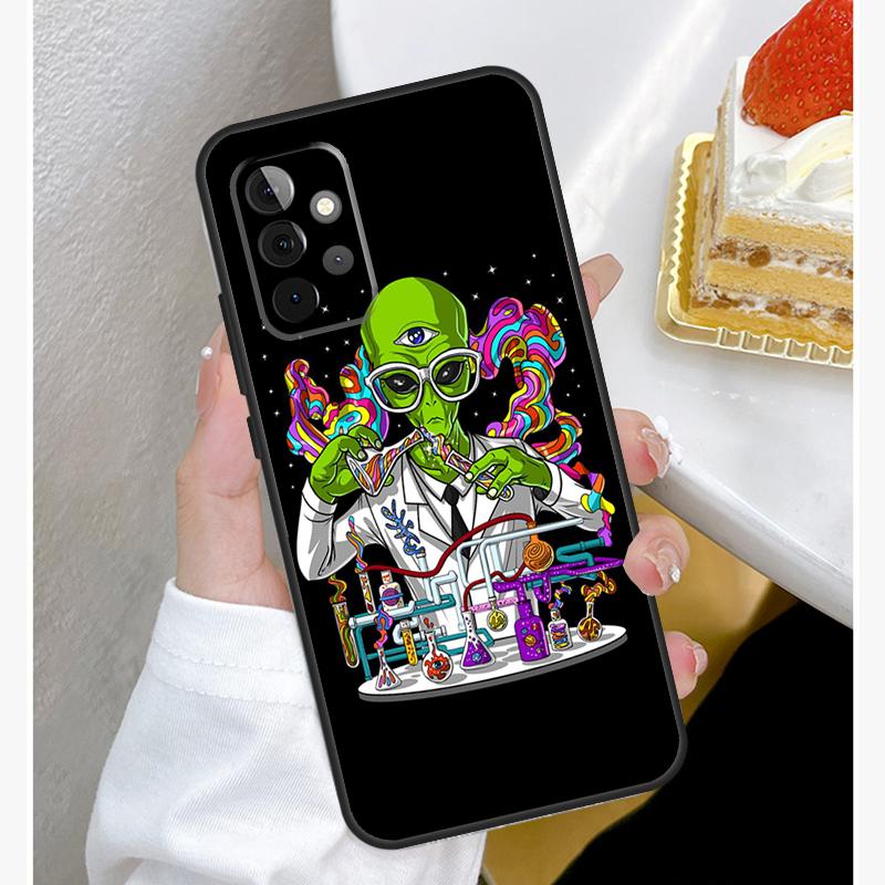 Space Alien Magic Funda For Samsung Galaxy A52 A32 A12 A14 A34 A54 A51 A71 A53 A33 A13 A15 A25 A35 A55 Case