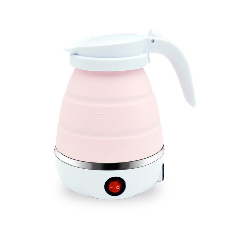 1PC EU Silicone Foldable Electric Kettle for Travel and Household Automatic Function