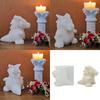 Flexible Sturdy Silicone Mould Fashion Accessory for Making Unique Dinosaur Shaped Candle and Home Decorations