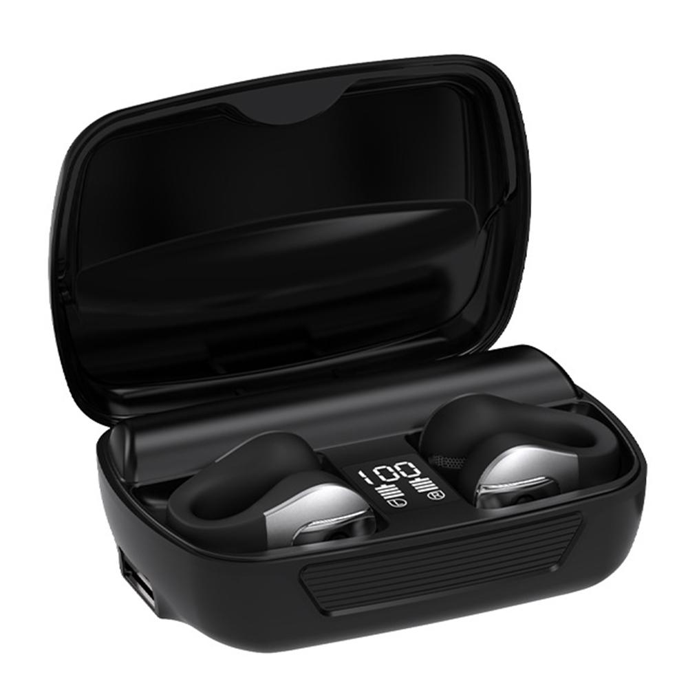 

A68 Ear Clip Bluetooth-compatible Headset Wireless Headphone Touch Control Sports Earphone Black