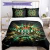 Set Lenzuola Stampato Calcio Real Betis 3 Pezzi, Comodo Set Copripiumino per Camera da Letto Amico della Pelle