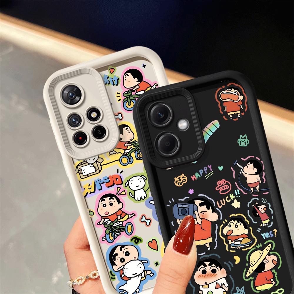 Phone Cover Case for Xiaomi Redmi Note 14 Pro Plus 10 A1 A2 A3 A4 11 11s 13C Note 13 12s 12 14C 12C Colorful Crayon Shin Chan
