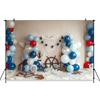 Cake Crush Backdrop For Photography Balloon Bear Girl Portrait Birthday Background Wallpaper Decoration Photozone Photo Studio