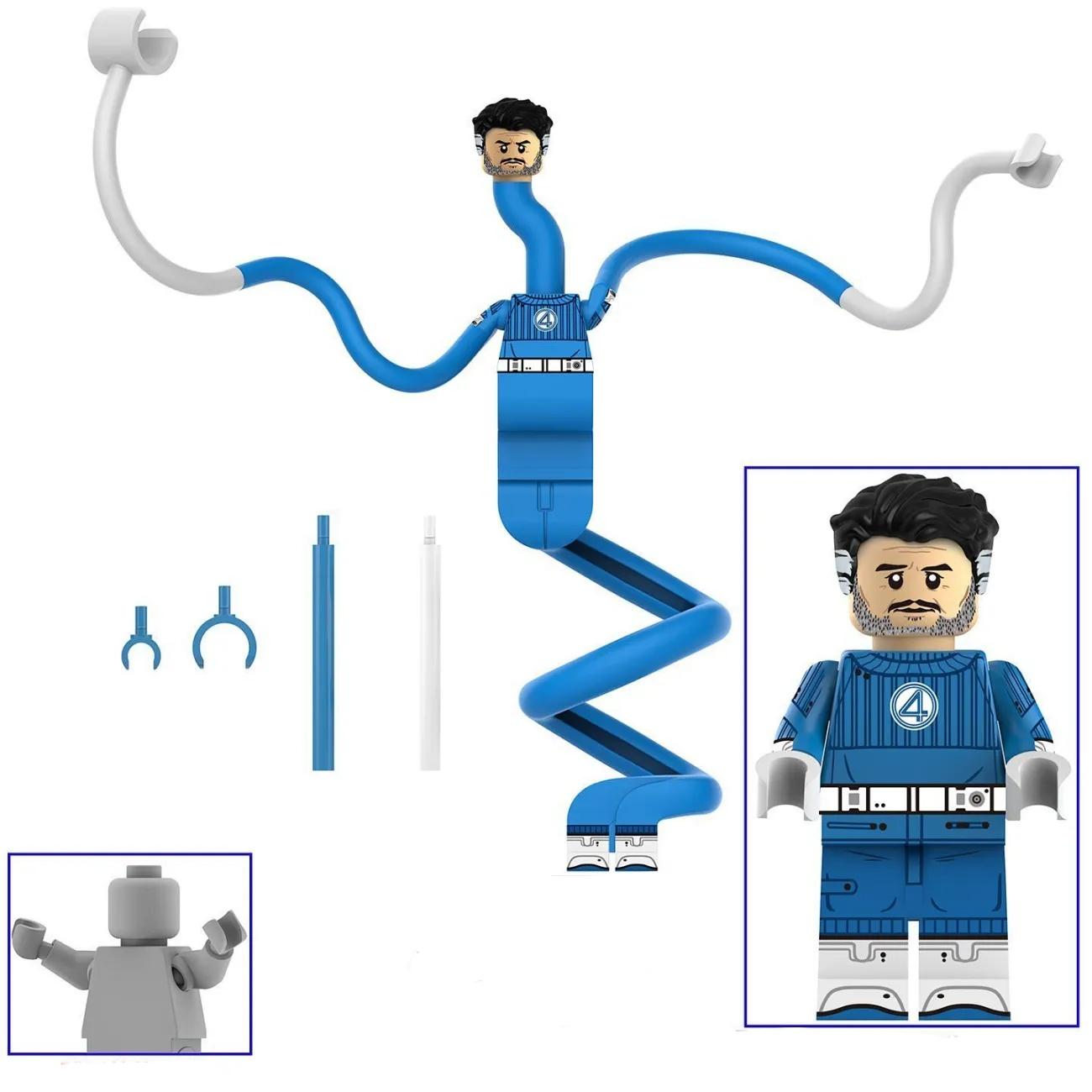 

Герої Будівельні Блоки Мініфігурки Чотири Герої Зібрані Дитячі Іграшки