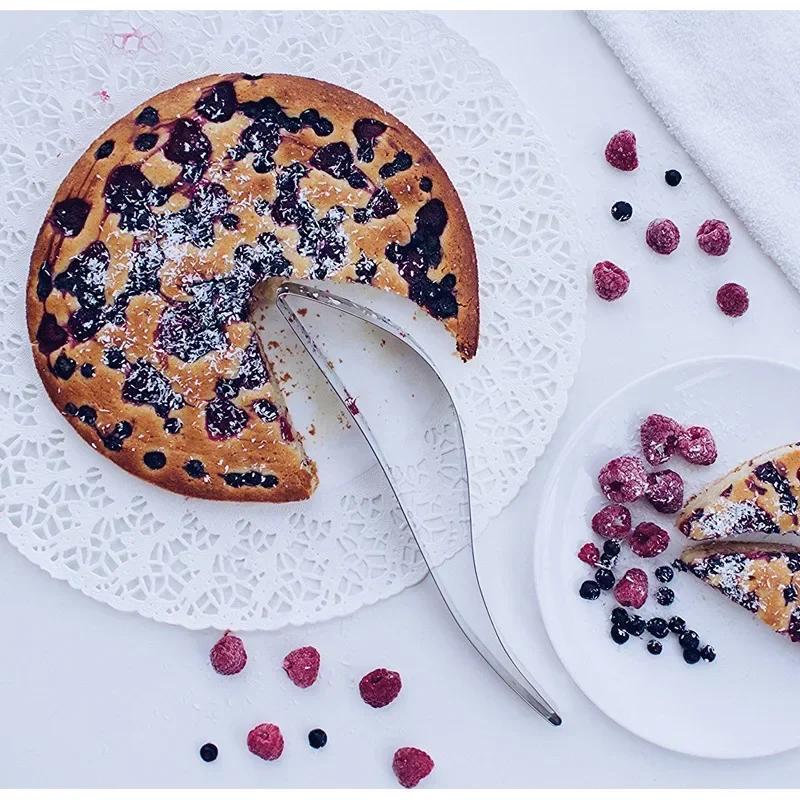 Kakekutter Klipp Bursdagskakekutter Rustfritt Stål Bakverk Pizza Deler Kakekutt Klipp Tilbehør Hjemmefest Kjøkkendings