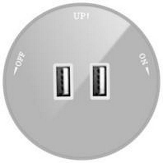 Switchable Surface-Mounted Track Socket with Concealed Slide-In Installation