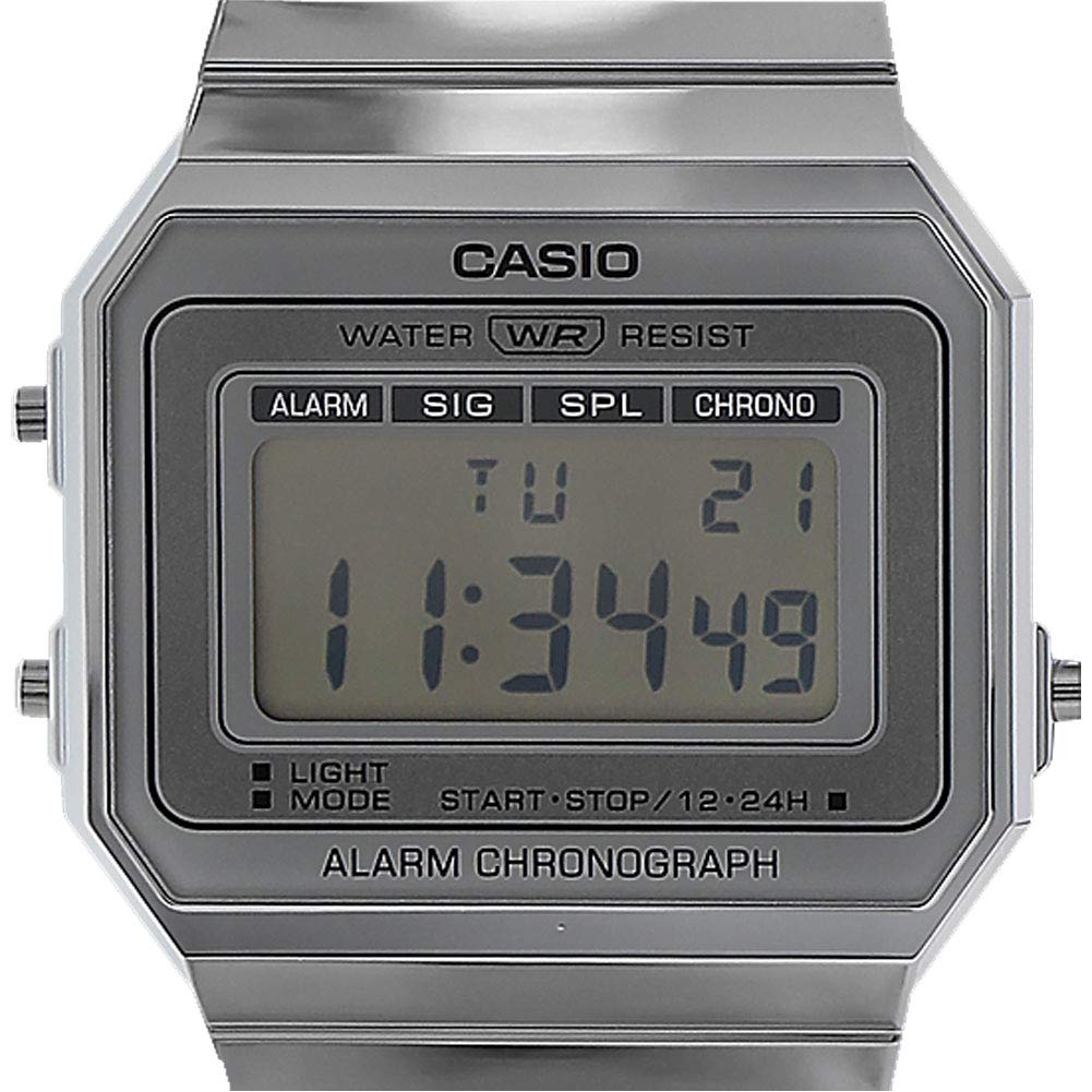 Casio G-SHOCK Vintage A700WM-7AVT Digital Watch One Size Silver