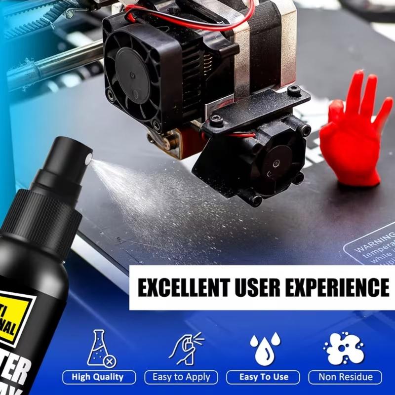 Lepidlo pro 3D tiskárny pro filamenty ABS PETG ASA na různých tiskových podložkách Rychleschnoucí Formulované