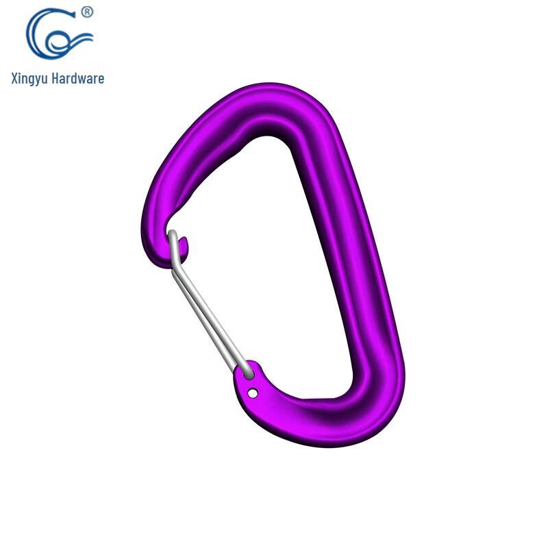 TANERDD 12KN D-Shape Aluminum Climbing Carabiner, 2-Pack