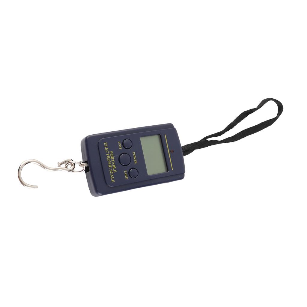 Large LCD Display Electronic Suspension Scale, 40Kg/10g Capacity Portable with Hook for Luggage