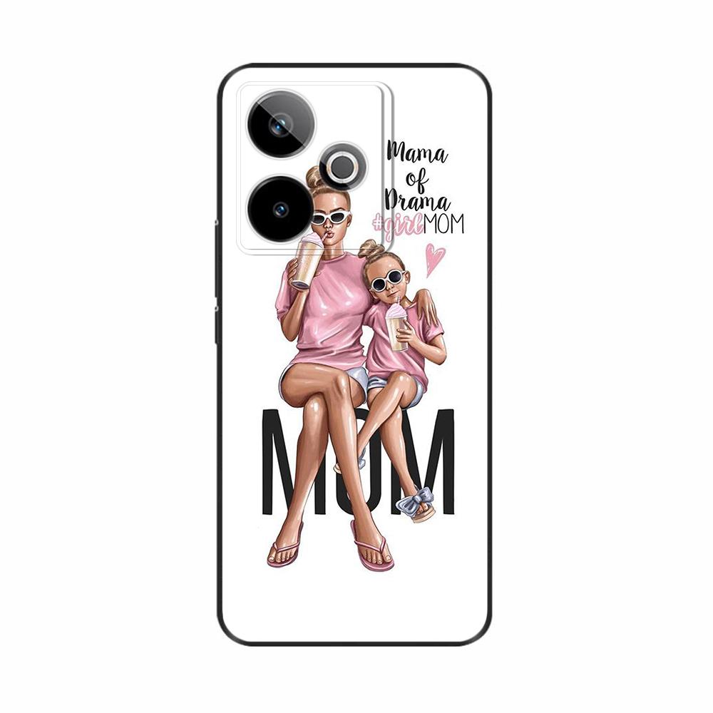 For Realme GT7 GT 7T Case RMX5061 Cat Painted Cover Soft Silicone Phone Case For Realme GT 7T GT7 Pro RealmeGT 7 Pro Fundas Etui