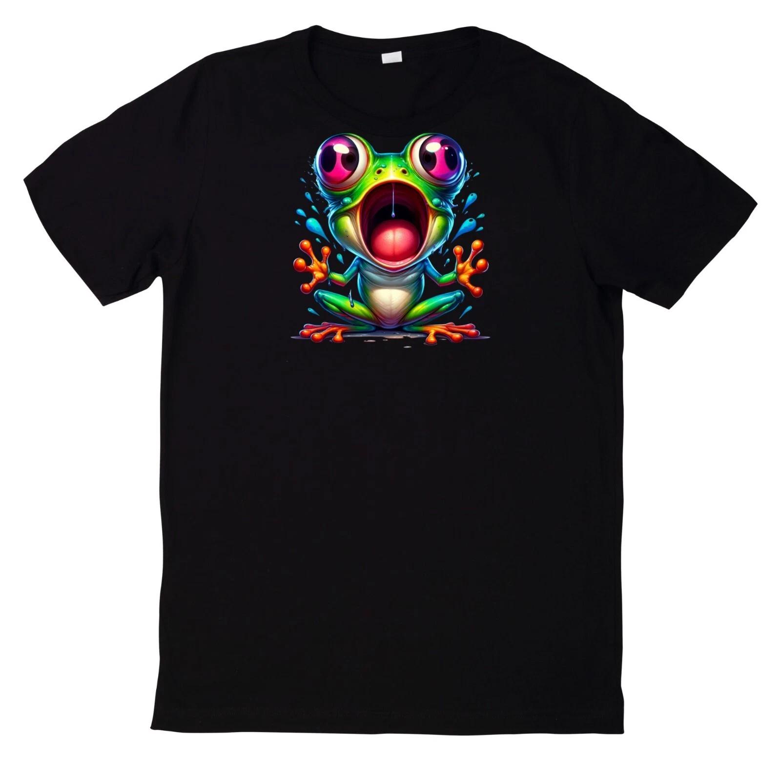 T-Shirt Aquarell lustiges Tier Motiv M