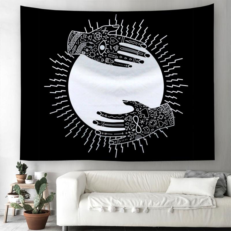 

Гобелен Религиозный национальный стиль Печатный домашний гобелен Настенное украшение