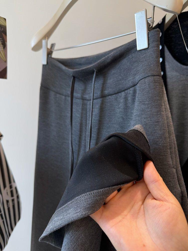 Spring Korean Drape High-Waisted Wide-Leg Pants - Flattering for Pear-Shaped Figures, Casual Straight-Leg Design