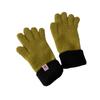 Contrasting Color Gloves Fashionable Gloves Unisex Winter Knitted Gloves with Touch Screen Anti-slip Elastic Thick for Cycling
