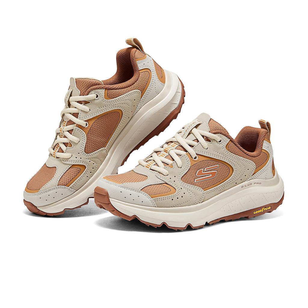 Skechers Zapatos de senderismo bajos suaves y cómodos para mujer al aire libre Zapatos de senderismo para mujer Marrón 180262-TNBR