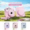 [Kinokoo] Instax Mini 13/12 Case, Detachable Top Cover & Photo Pocket on Back (Candy Pink)