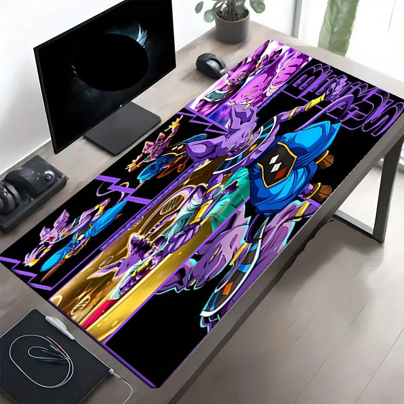 DRAGON BALL Print Mouse Pad, Anti‑Slip Desktop Keyboard Mat, for PC Laptop Gaming Working Daily Use, Cool Festival Surprise Gift