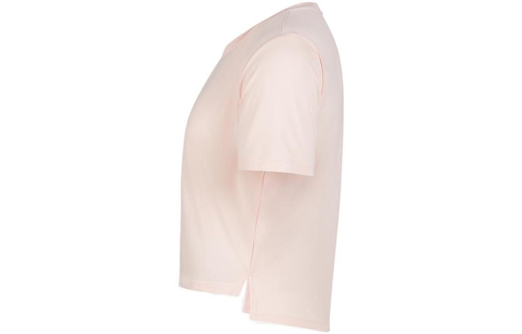 Nike Crop Tops Women's Pink Crew Neck Moderate DD4955-610