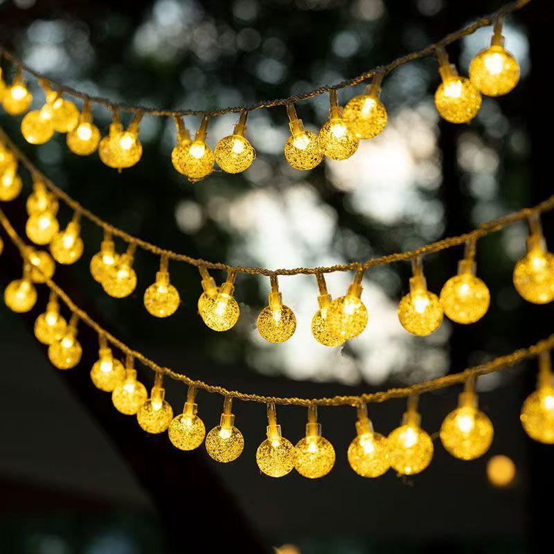 Battery Operated Christmas LED String Lights for Outdoor/Indoor Decor, Festival & Camping Atmosphere, Colorful Night Lights