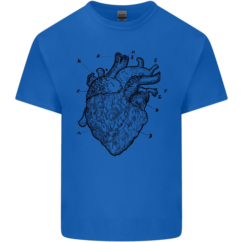 Heart Diagram Unisexs Light Cotton TShirt