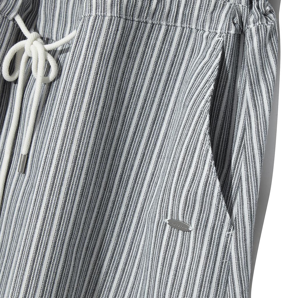 INTERCREW Women'S Waist String Striped Dress Grey Ita2Ol53Age
