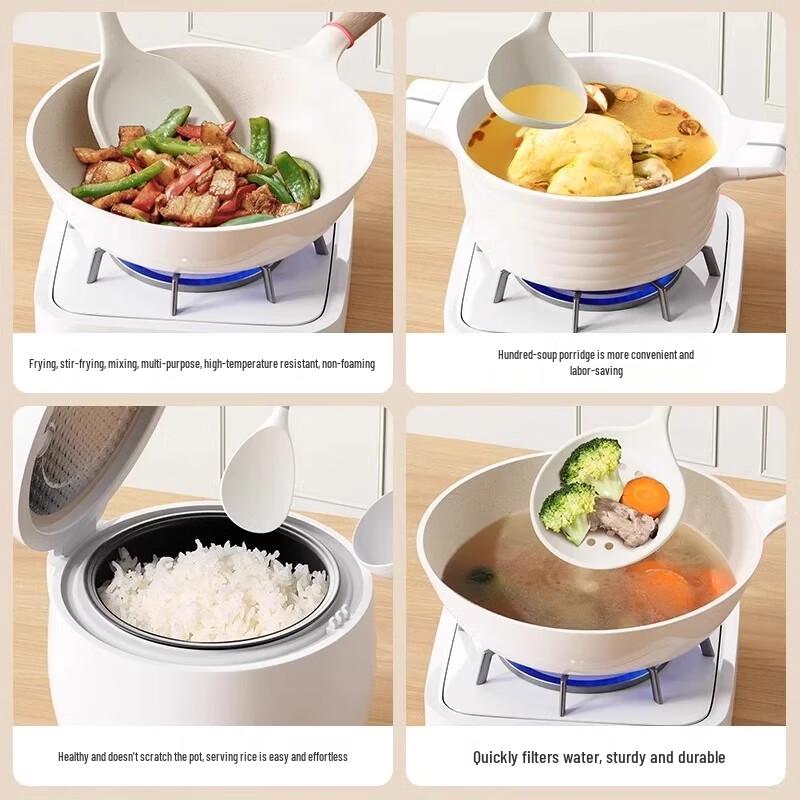 Eco-Friendly Silicone & Rice Husk Kitchen Utensil Set