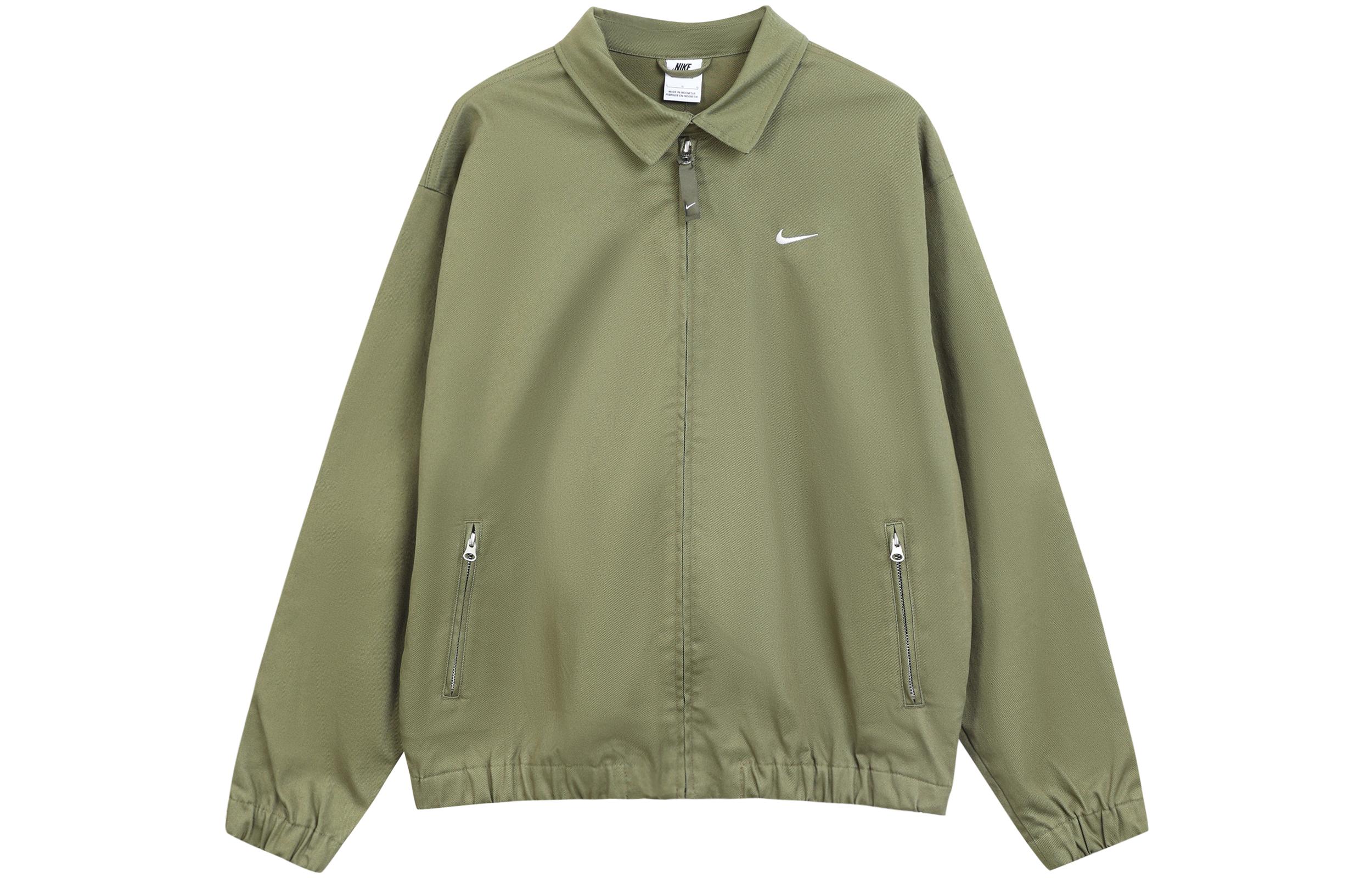 Nike Jackets Men s Green Lapel Moderate Other DQ6335-222 XS