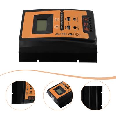 Multiple Protection Charge Controller For PWM Solar Panel Battery Powered Dual-USB Metal Regulating Solar Modules
