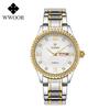 WWOOR Men's Watches Causal Fashion Original Quartz Watch for Man Waterproof Stainless Steel Luminous Date Week Trend Dress Reloj