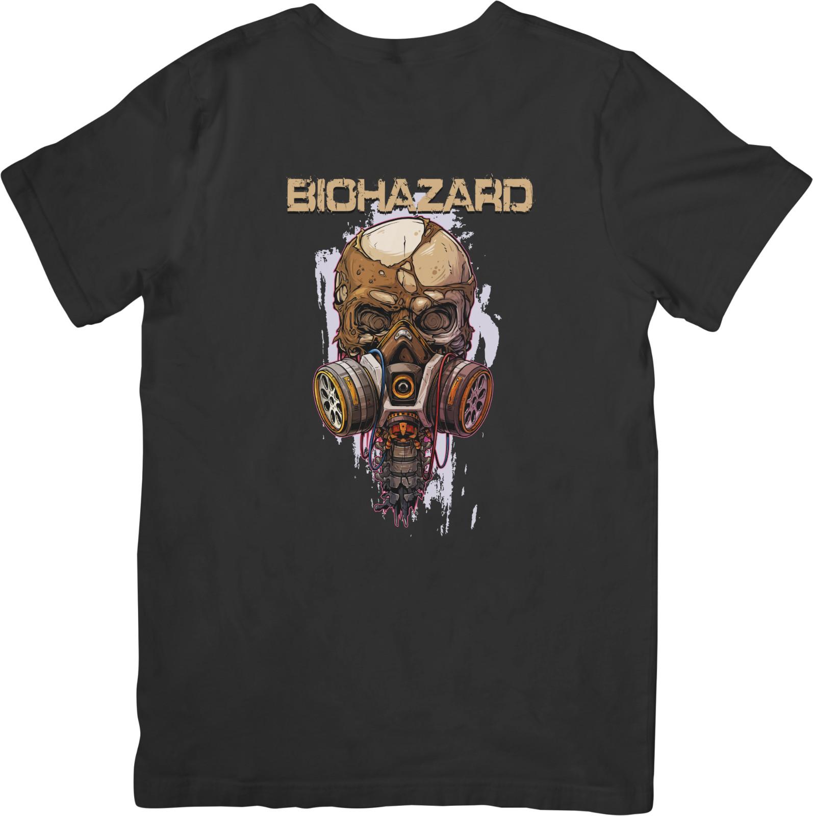 Biohazard Music Unisex Fit for Men Women Quality Cotton T-Shirt Black L