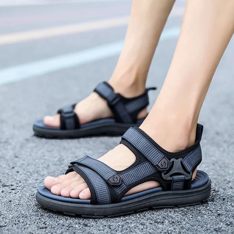 Vanmie Sandal Men  Summer Sandals for Men Leisure Beach Sandals Male Summer Shoes Lightweight Outdoor Casual Shoes