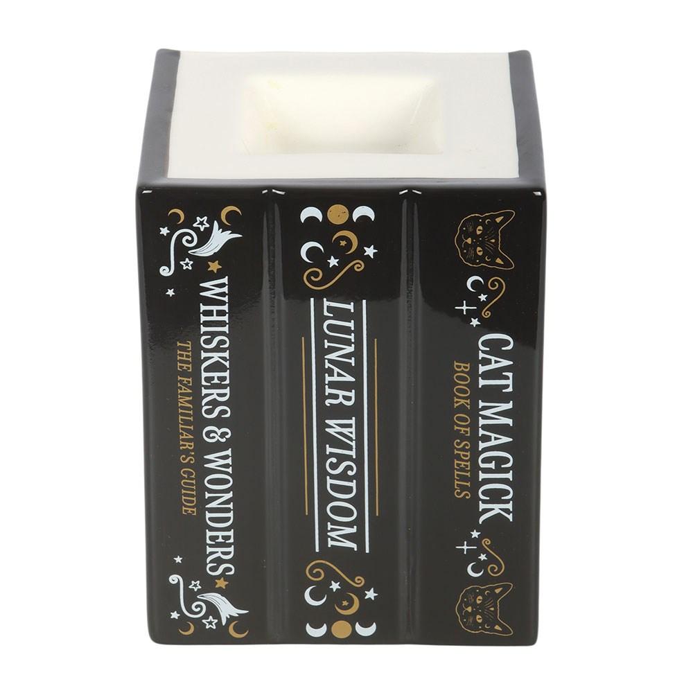 Something Different Book Of Spells Black Cat Oil Burner & Wax Melts