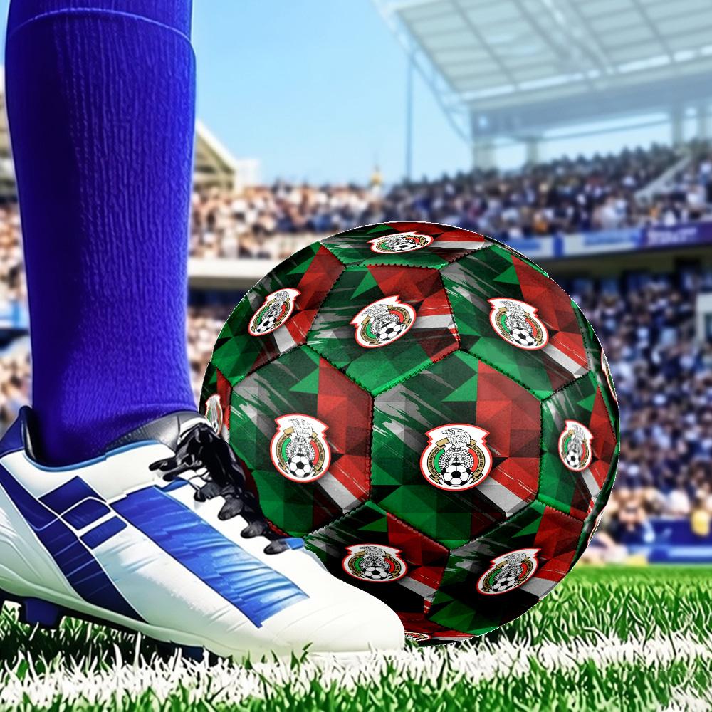 Ben Football Crest Printed Size 5 Soccer Balls, Anti-Slip, Protective Football, Outdoor Sport, a Unique Gift Suitable for Him/her, Birthday