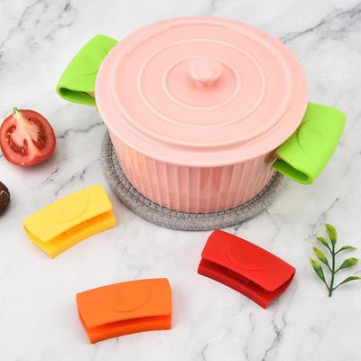 1 Par de Soportes de Mango de Asistencia de Silicona Fundas para Mango de Sartén Caliente Agarre Antideslizante Resistente al Calor Manga para Mango de Olla para Planchas Esmaltadas Sartenes de Hierro Fundido