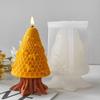 High Temperatures Resistant Silicone Candle Mould for Honeycombs Candle and Soap Making With Realistic Texture