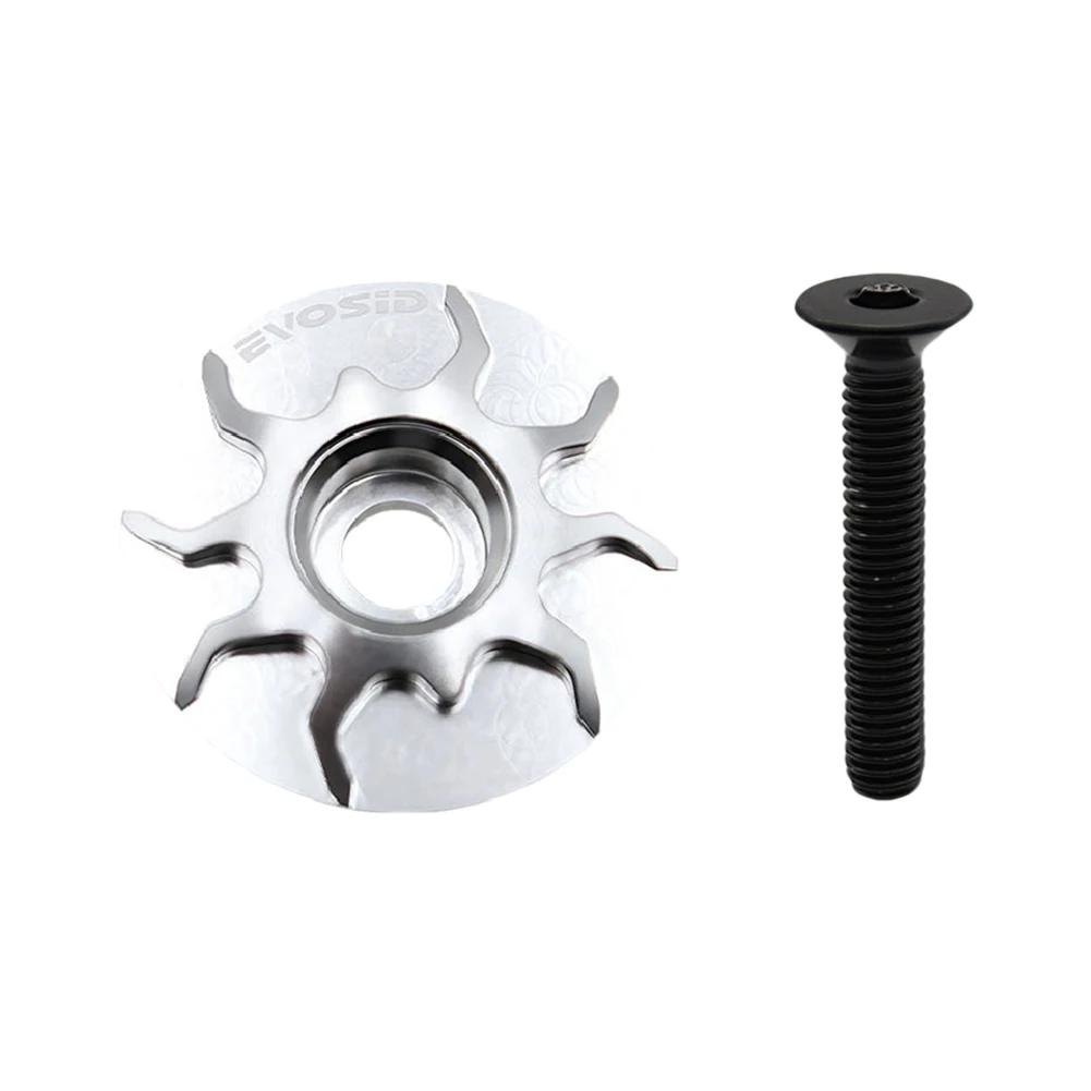 Bicycle Headset Cap Aluminium Alloy MTB Road Bike Stem Headset Top Cap Cover for Fork Head Tube Cycling Accessories