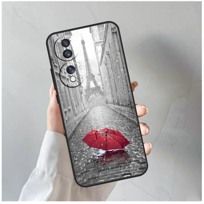 

Paris Eiffel Tower Case For Honor 90 Lite 50 70 Magic 5 6 Pro X6 X7 X8 X9 X6a X7a X8a X9a X9b X8b Cover Coque Honor 90