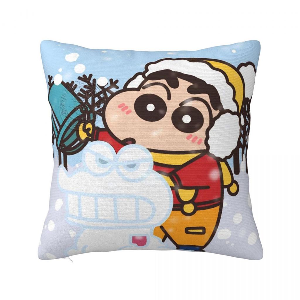 Pillow Cover Crayon Shin-Chans Graphic Cushion Cover Fashion Pillow Case For Sofa Home Decorative Pillowcases