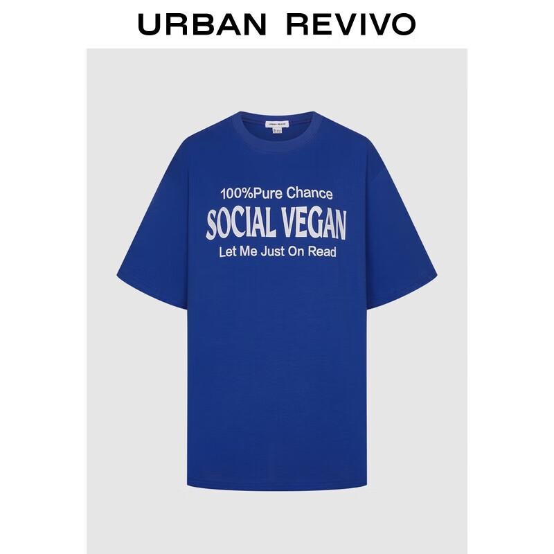 

UR 2025 Autumn Women s Letter Print Cotton T-Shirt M