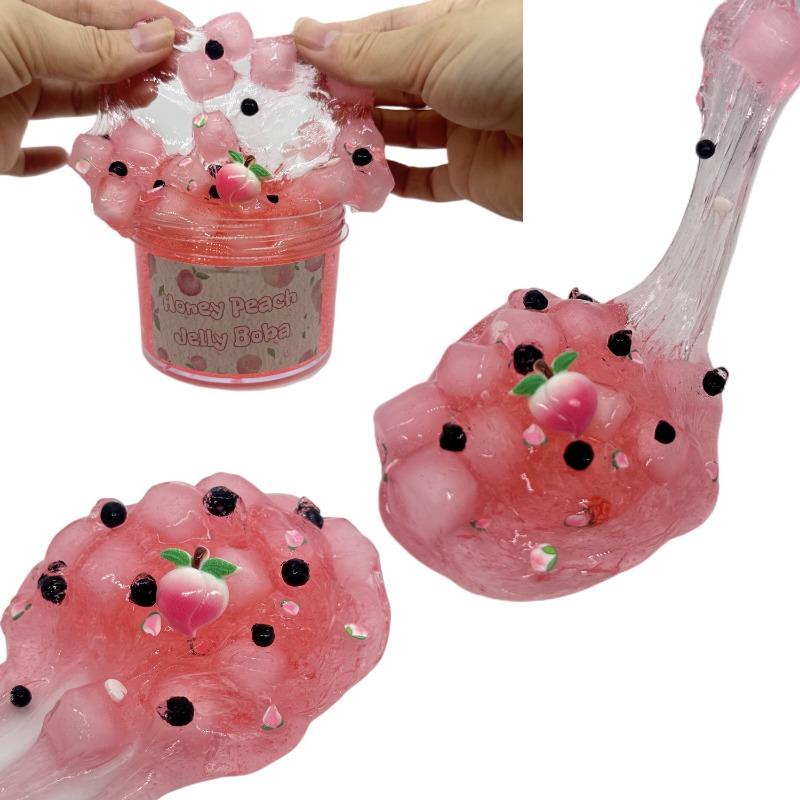 70ML Crunchy Slime Super Soft And Non-Sticky Jelly Cube