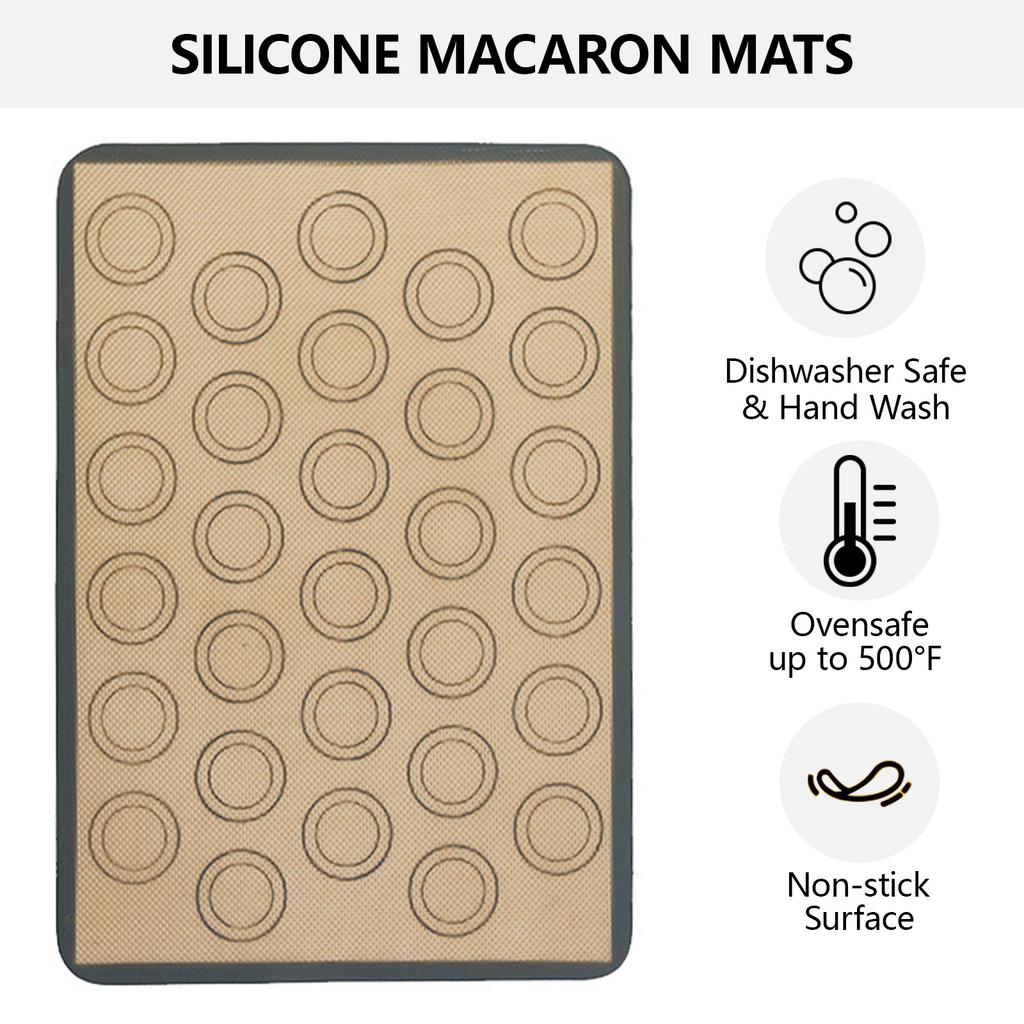 30 Holes Silicone Macaroons Pastries Oven Baking Moulds Sheet Mats DIY Molds Useful Tool DIY Cake Bakewares Supplies