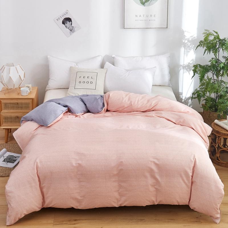 Abstract Stripes Waves Duvet Cover Geometric Pattern Queen Size Bedding 100% Cotton Quilt Cover with Zipper for Kids Adults