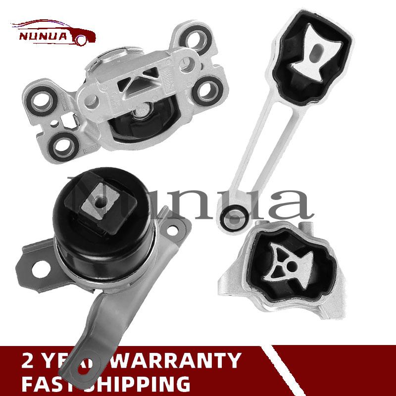 4PCS Gearbox Torque Strut Engine Mount For Jaguar E-Pace X540 2017- For Land Rover Evoque L538 12-16 2.0L Freelander 2 L359 2.2L