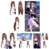 Honkai Star Rail Herta Cosplay Wig With Natural Scalp Appearance And Ombre Gradient