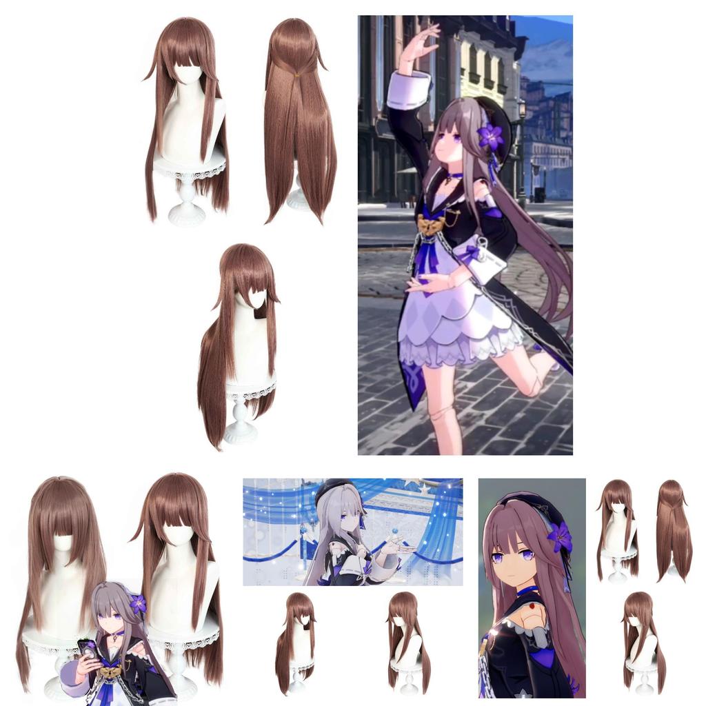 Honkai Star Rail Herta Cosplay Wig With Natural Scalp Appearance And Ombre Gradient